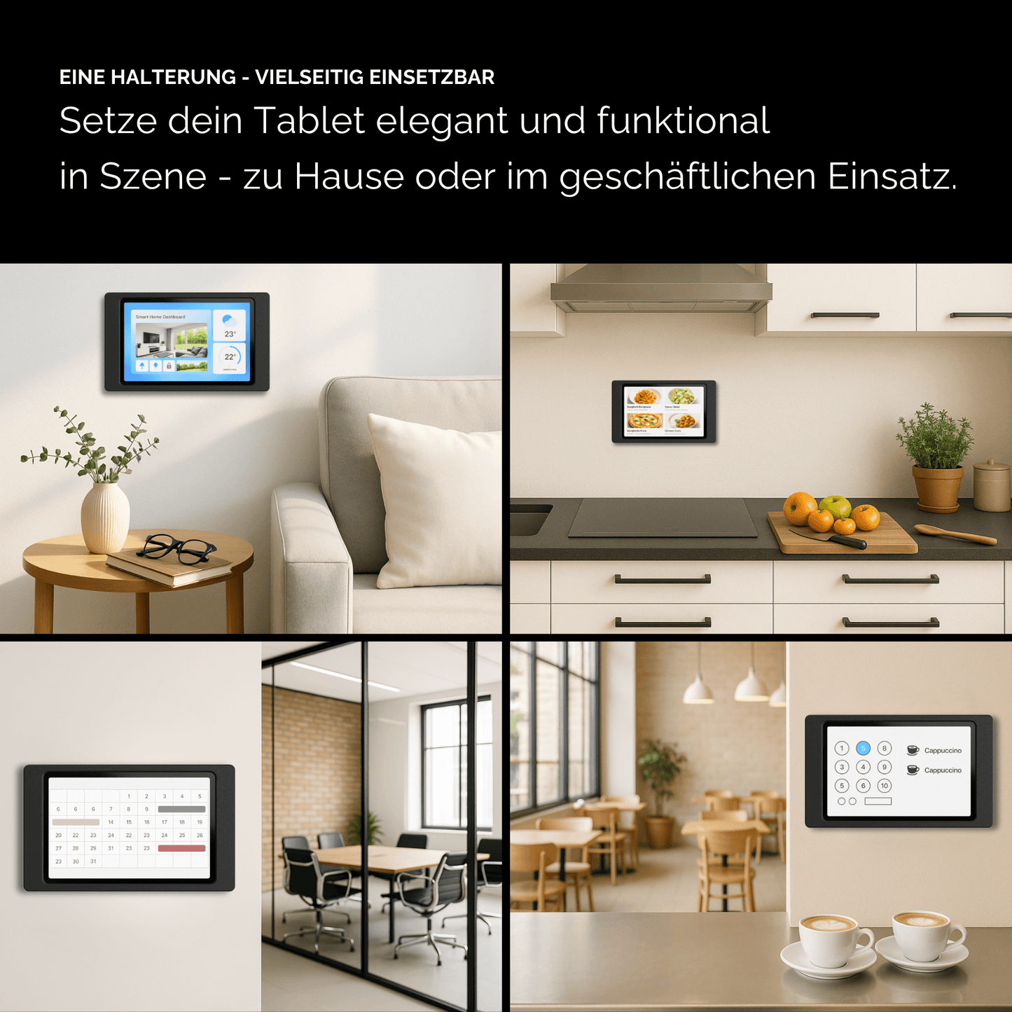 Tablet Wandhalterung für Apple iPad Tablets