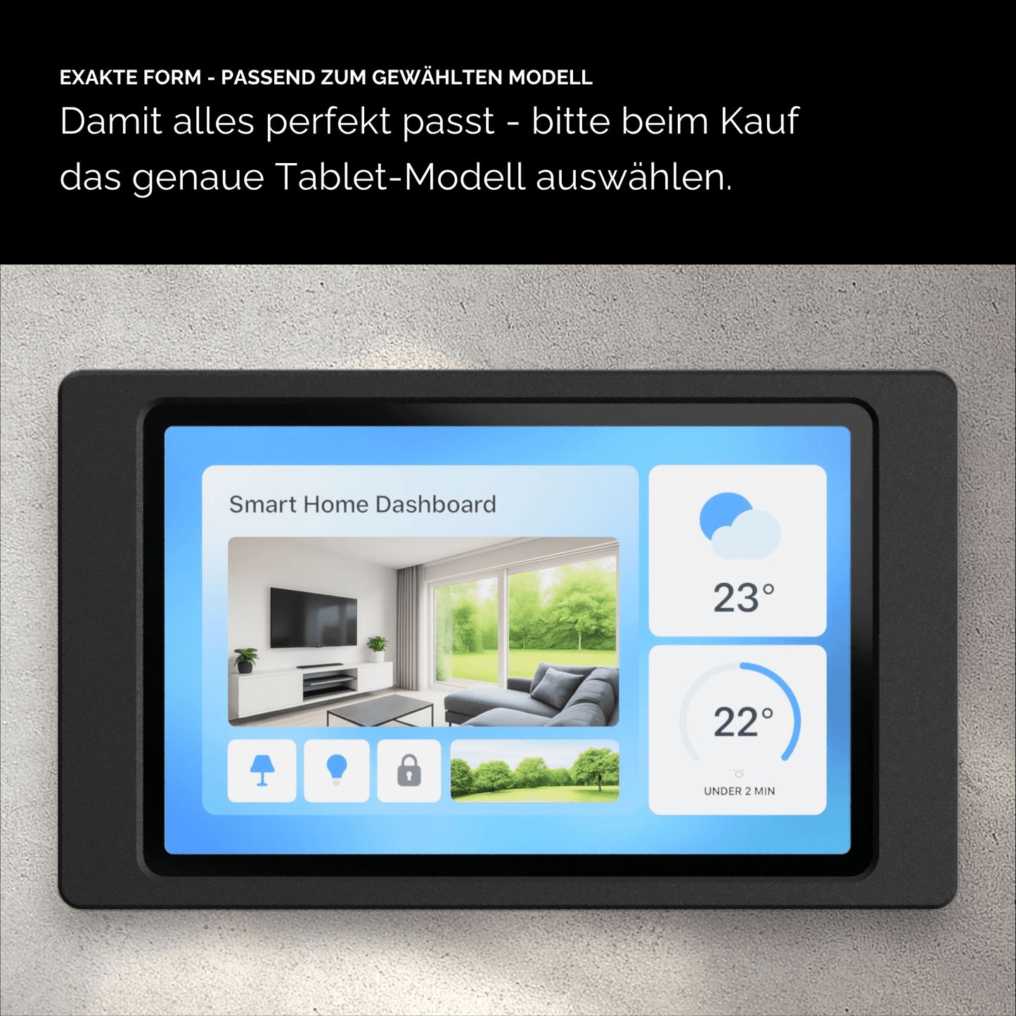 Tablet Wandhalterung für Apple iPad Tablets