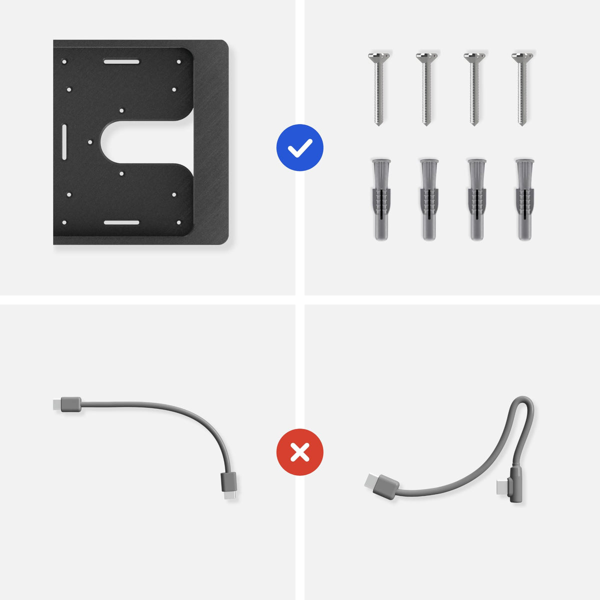 Tablet Wandhalterung für Honor Pad Tablets Slide-In, Produktbild 8, Schwarz