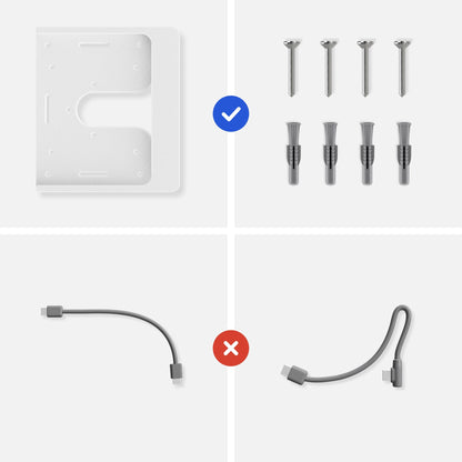 Tablet Wandhalterung für Xiaomi Redmi Pad Tablets Slide-In, Produktbild 8, Weiß
