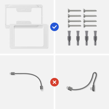 Tablet Wandhalterung für Apple iPad Tablets, Produktbild 8, Weiß
