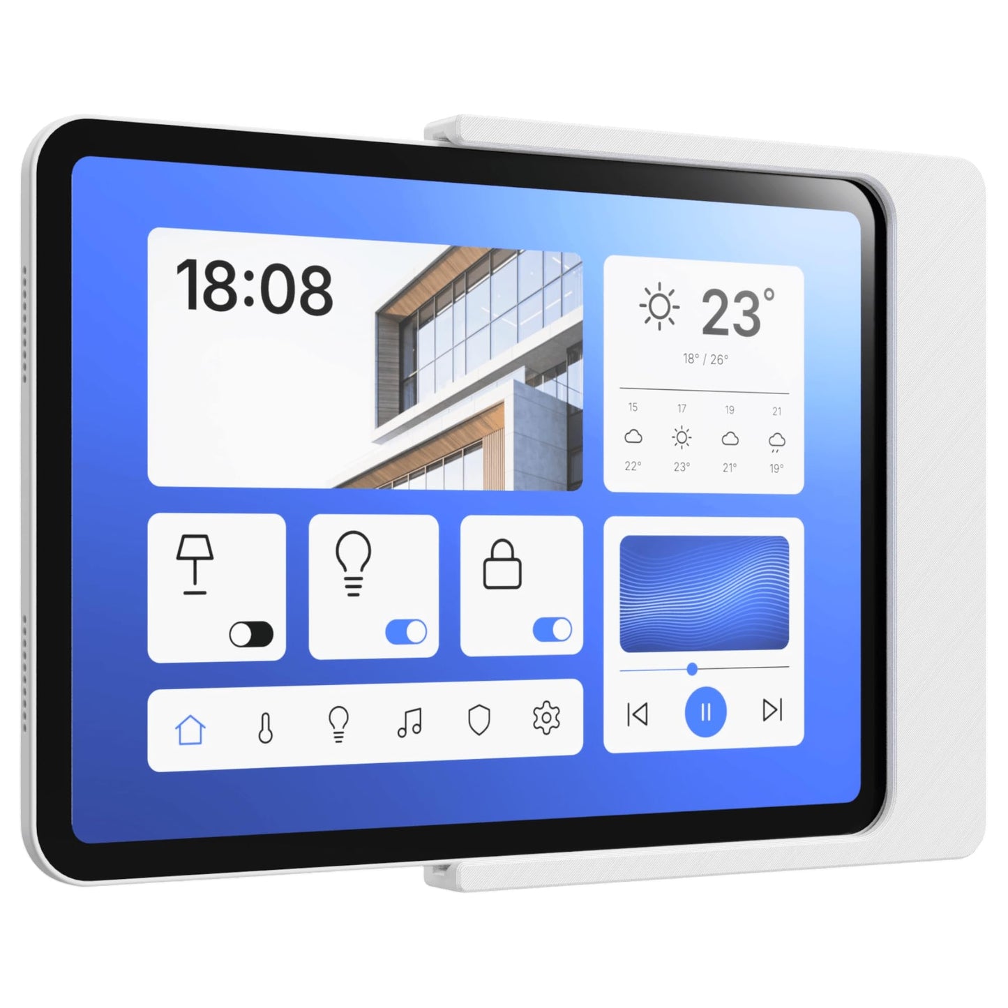 Tablet Wandhalterung für Xiaomi Redmi Pad Tablets Slide-In, Produktbild 1, Weiß