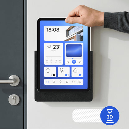 Tablet Wandhalterung für Xiaomi Redmi Pad Tablets Slide-In, Produktbild 3, Schwarz
