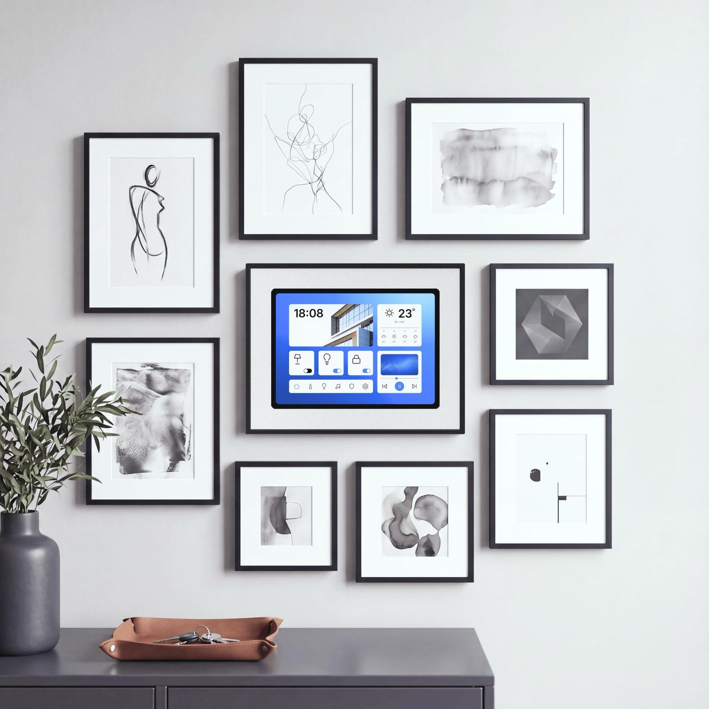 Tablet Wandhalterung für Samsung Galaxy Tab Tablets Bilderrahmen, Produktbild 3