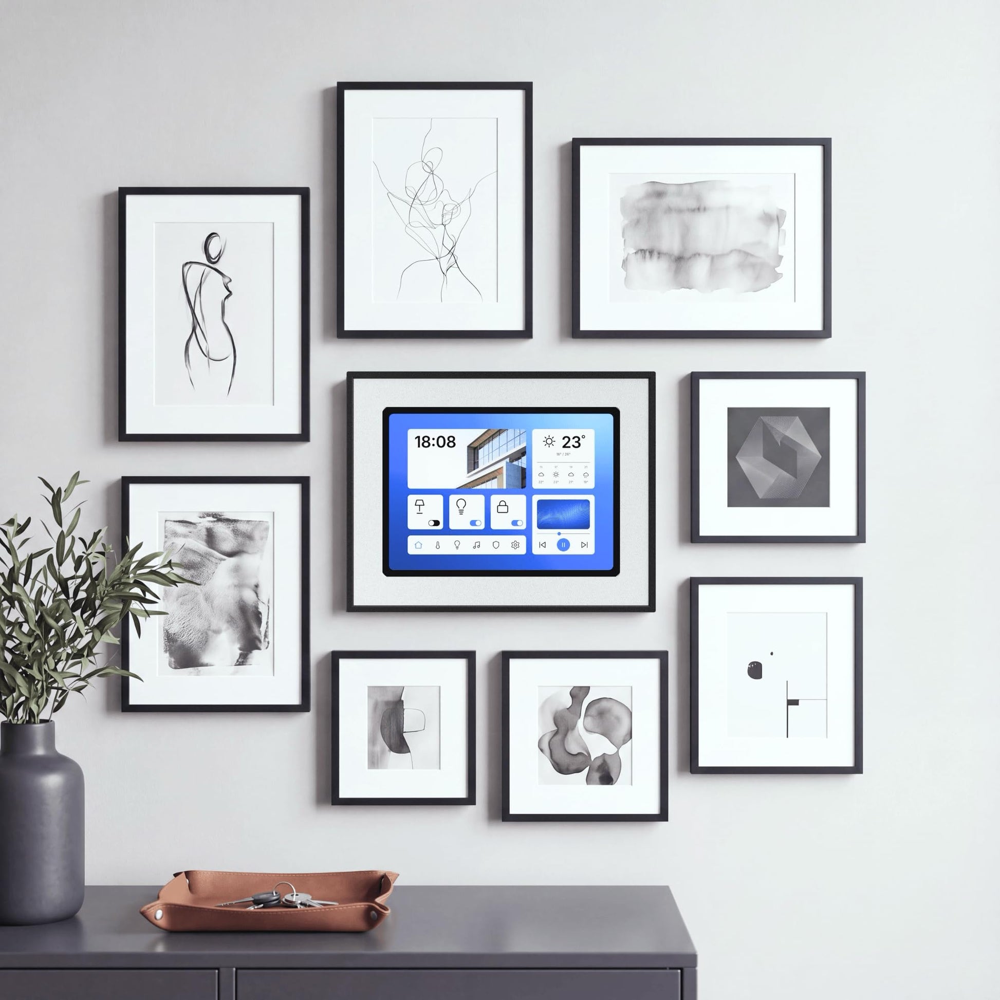 Tablet Wandhalterung für Samsung Galaxy Tab Tablets Bilderrahmen, Produktbild 3
