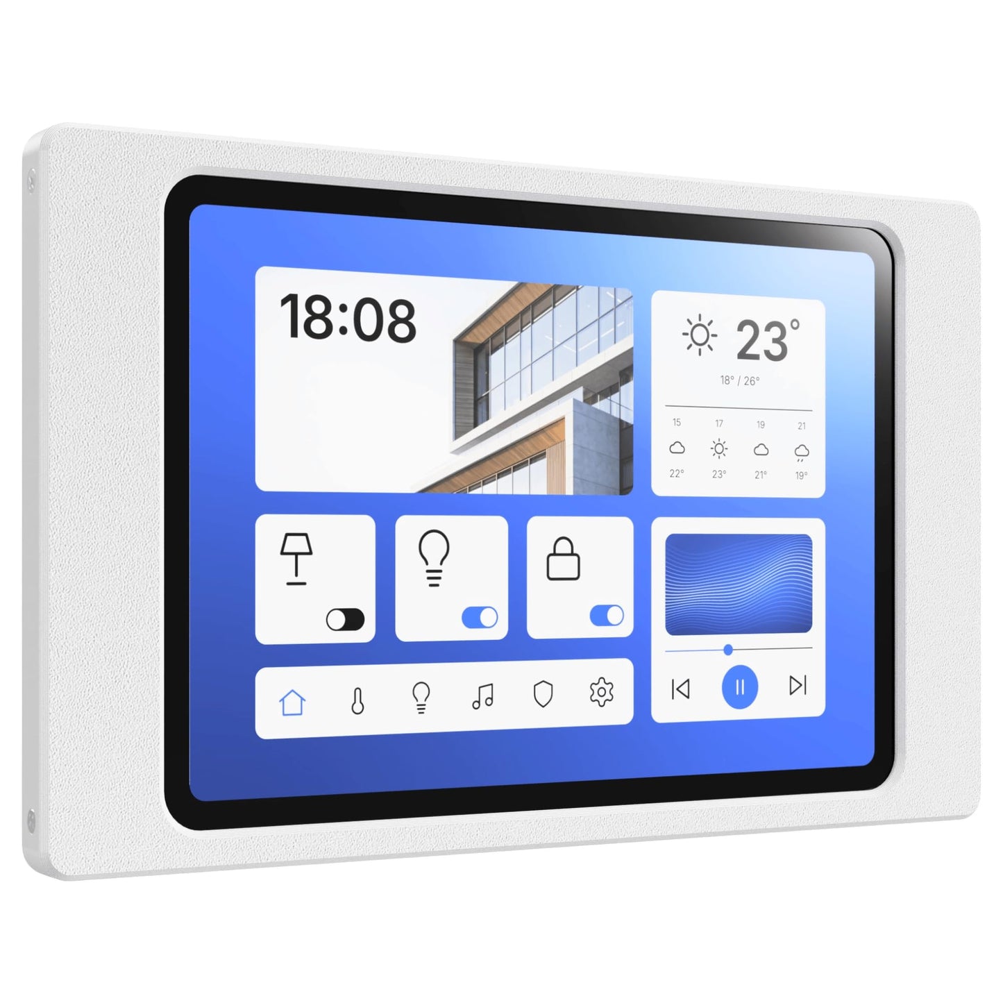 Tablet Wandhalterung für Amazon Fire Tablets, Produktbild 1, Weiß