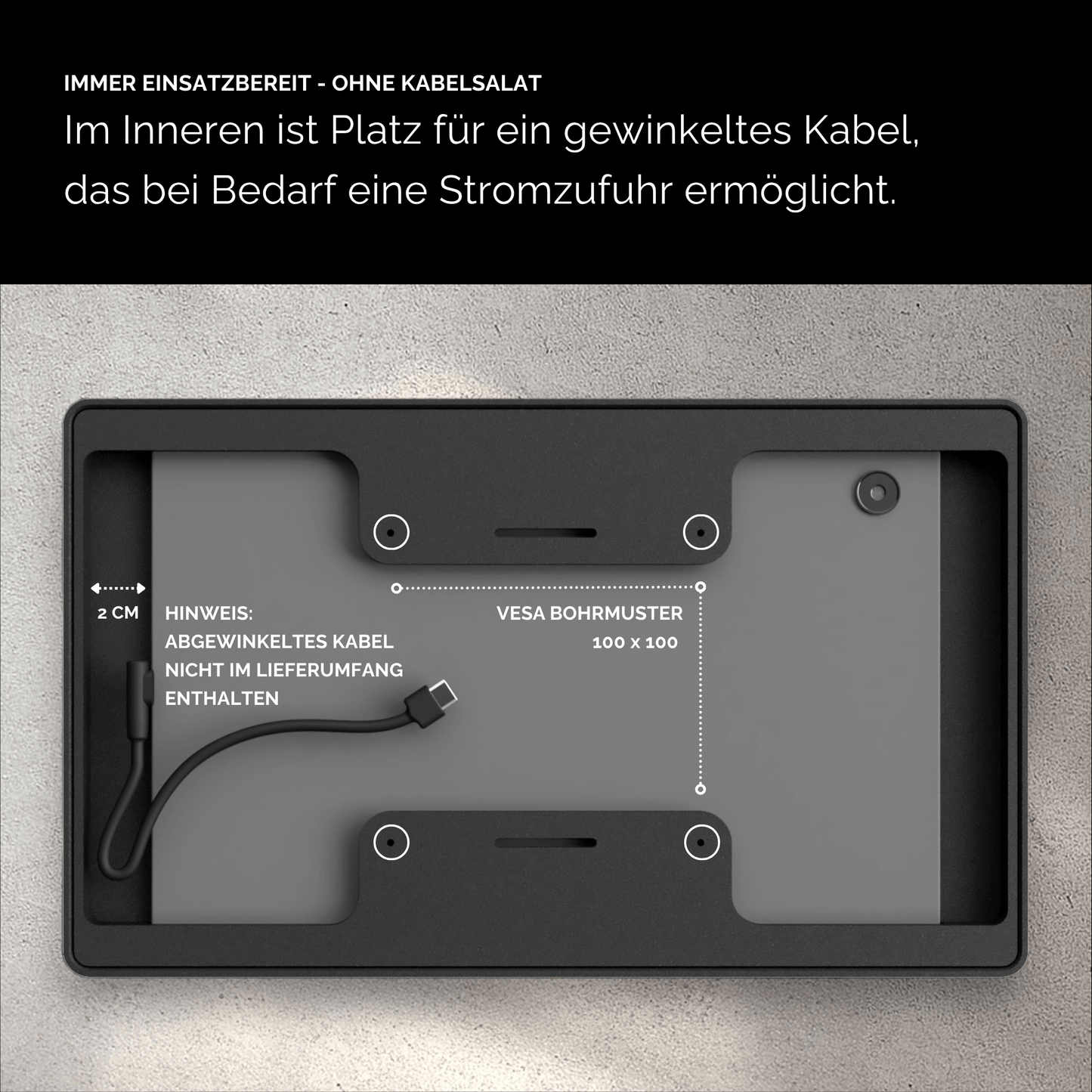 Tablet Wandhalterung für Apple iPad Air Tablets